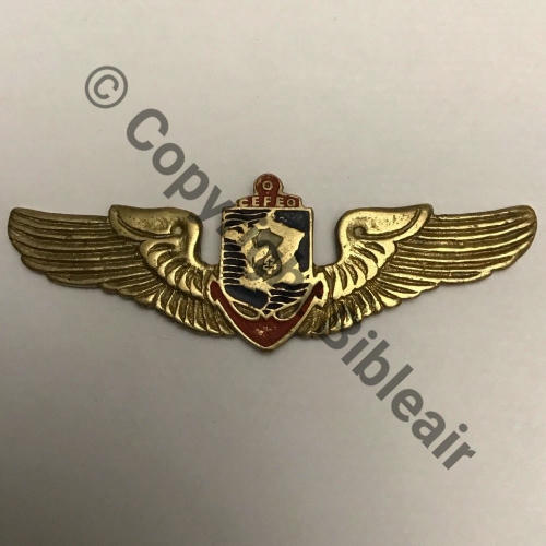 CORPS EXPED FRANCAIS E.O 1945.46 SM Bol sans epingle Metal moule peint Src.kirschfou 166Eur(x2) 